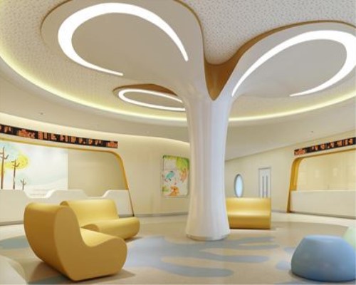  大巨龍塑膠地板-色彩在兒童醫院各個功能區域的